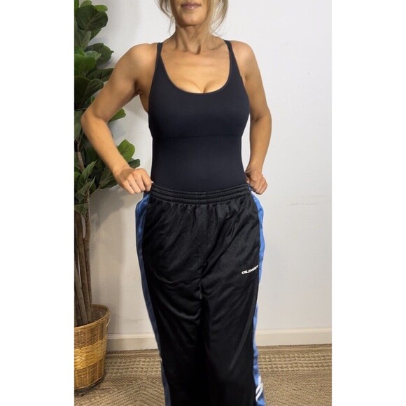 Vintage Old Navy Boy 16 Tear Away Track Pants Wide Leg Snap 2000s Y2K Baggy Logo - Picture 6 of 16